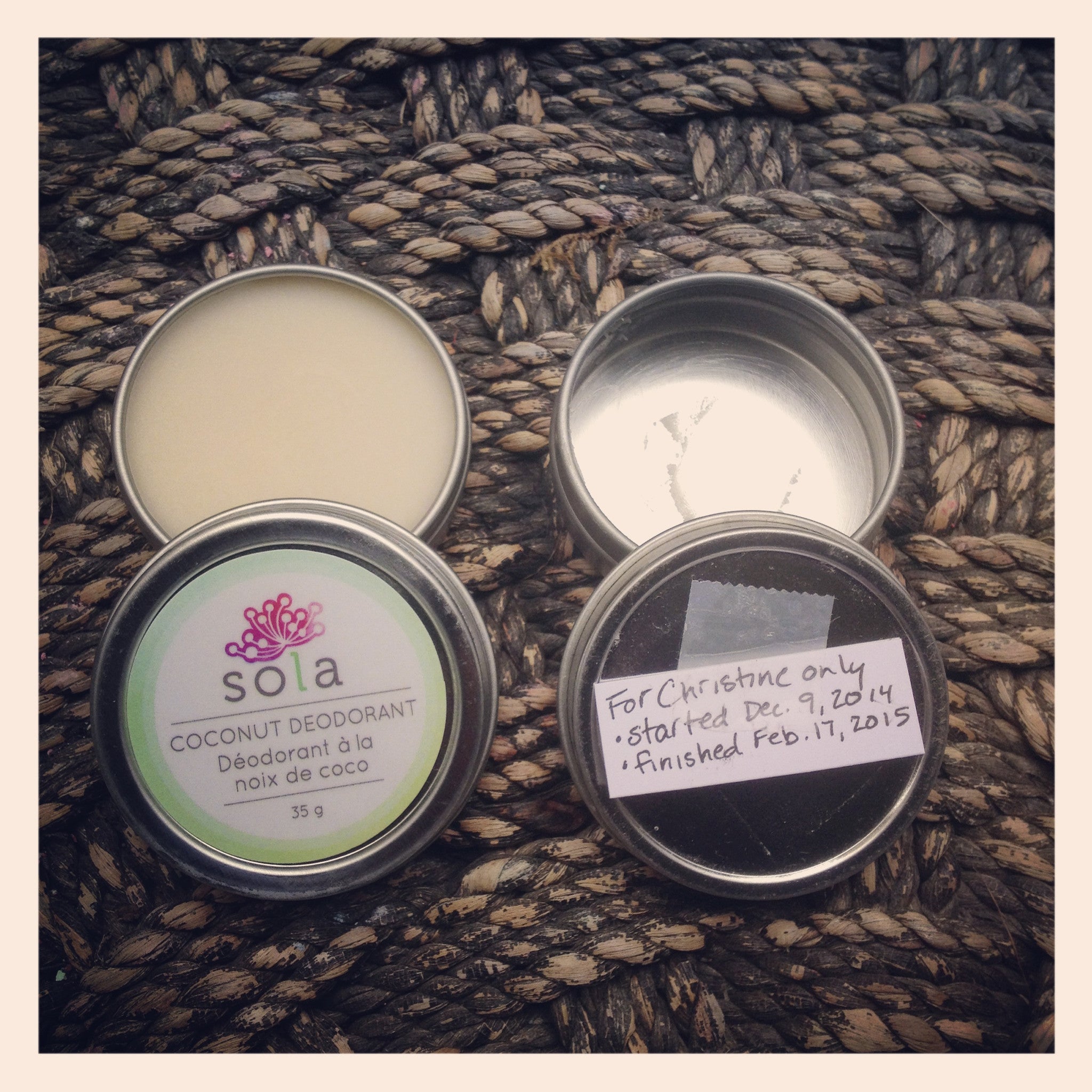 How Long Does Your Coconut Deodorant Last?