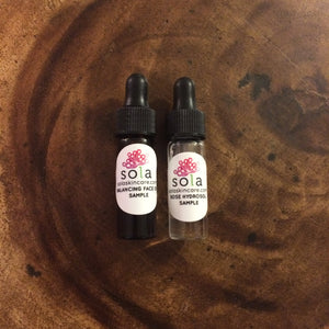 Balancing Face Oil & Rose Hydrosol Sample Pack
